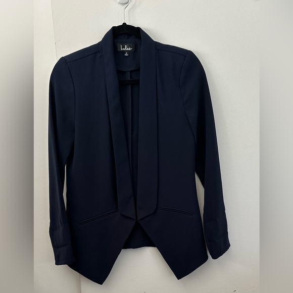 Lulus open front light weight blazer - Picture 2 of 9